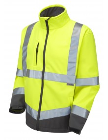 Leo Buckland Class 3 Softshell Jacket (SJ01-Y) - Yellow Clothing